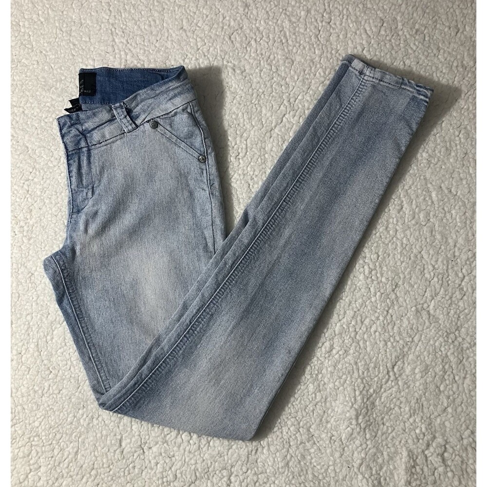 Burbu Big Girls Size 14 Light Blue Stretch Skinny Jeans Denim Pants Youth